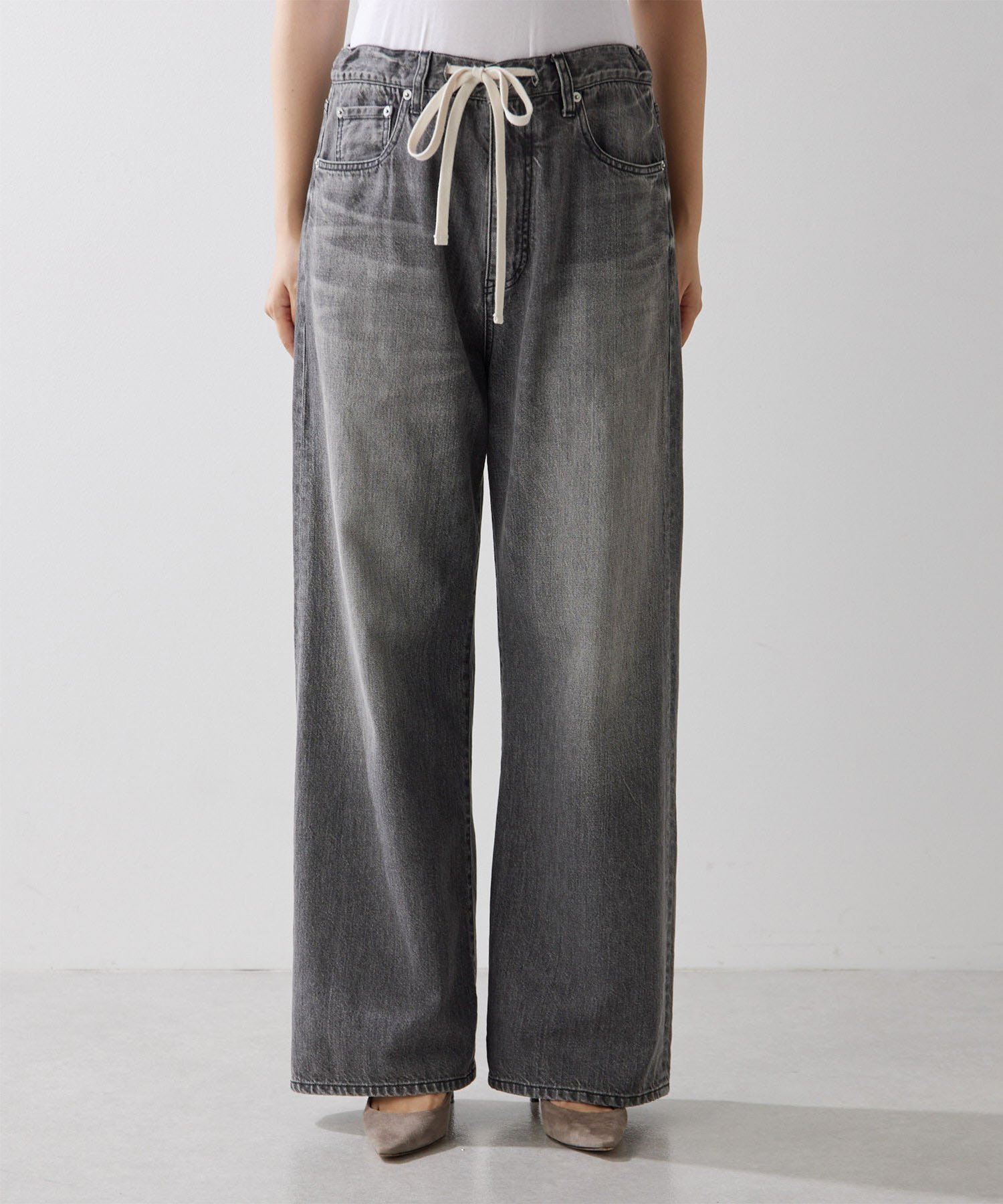 Whim Gazette｜ドロストデニムパンツ | Rakuten Fashion(楽天