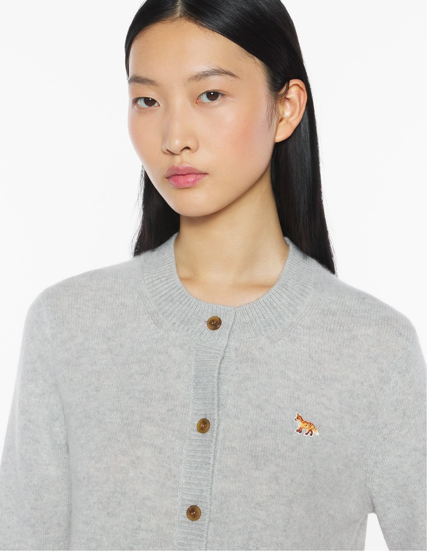 MAISON KITSUNE｜Maison Kitsune/(W)BABY FOX LAMBSWOOL FITTED