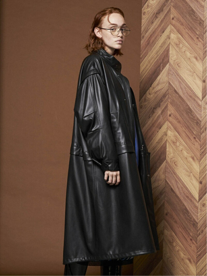 MAISON SPECIAL｜ヴィーガンレザーモッズコート | Rakuten Fashion