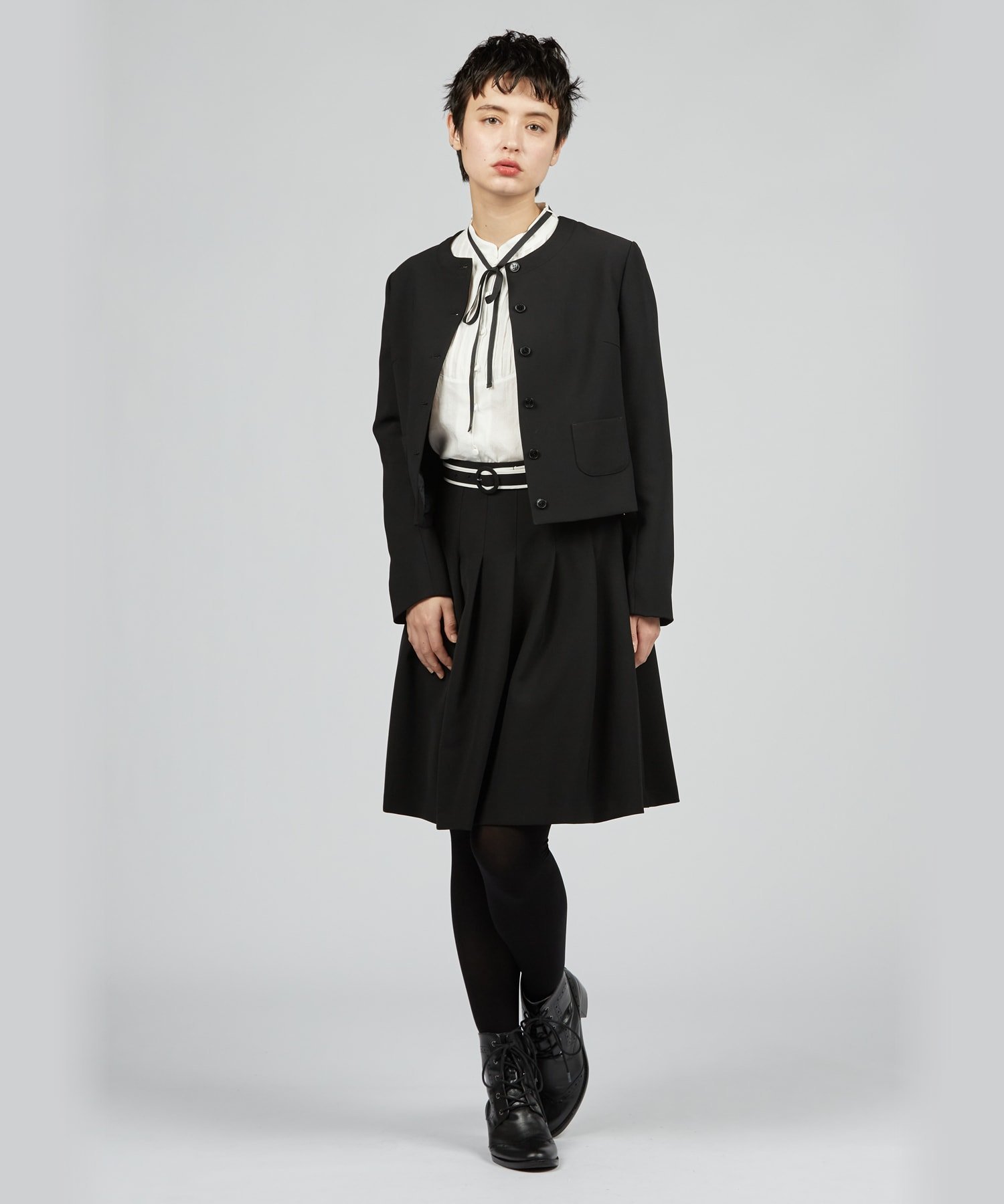 agnes b.｜ノーカラー クラシック ジャケット | Rakuten Fashion(楽天