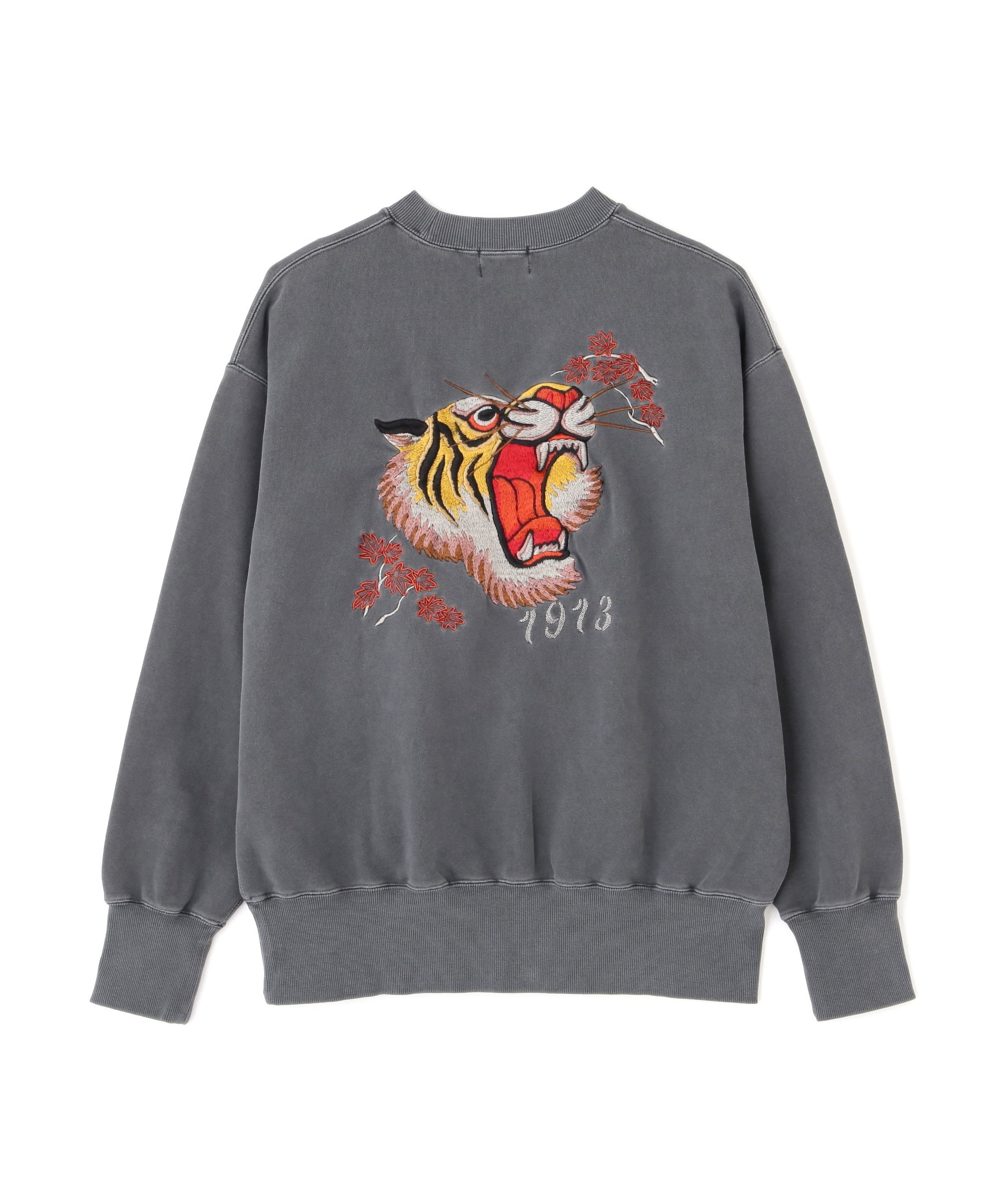 Schott｜SOUVENIR CREW SWEAT/スーベニア クルースウエット 顔虎