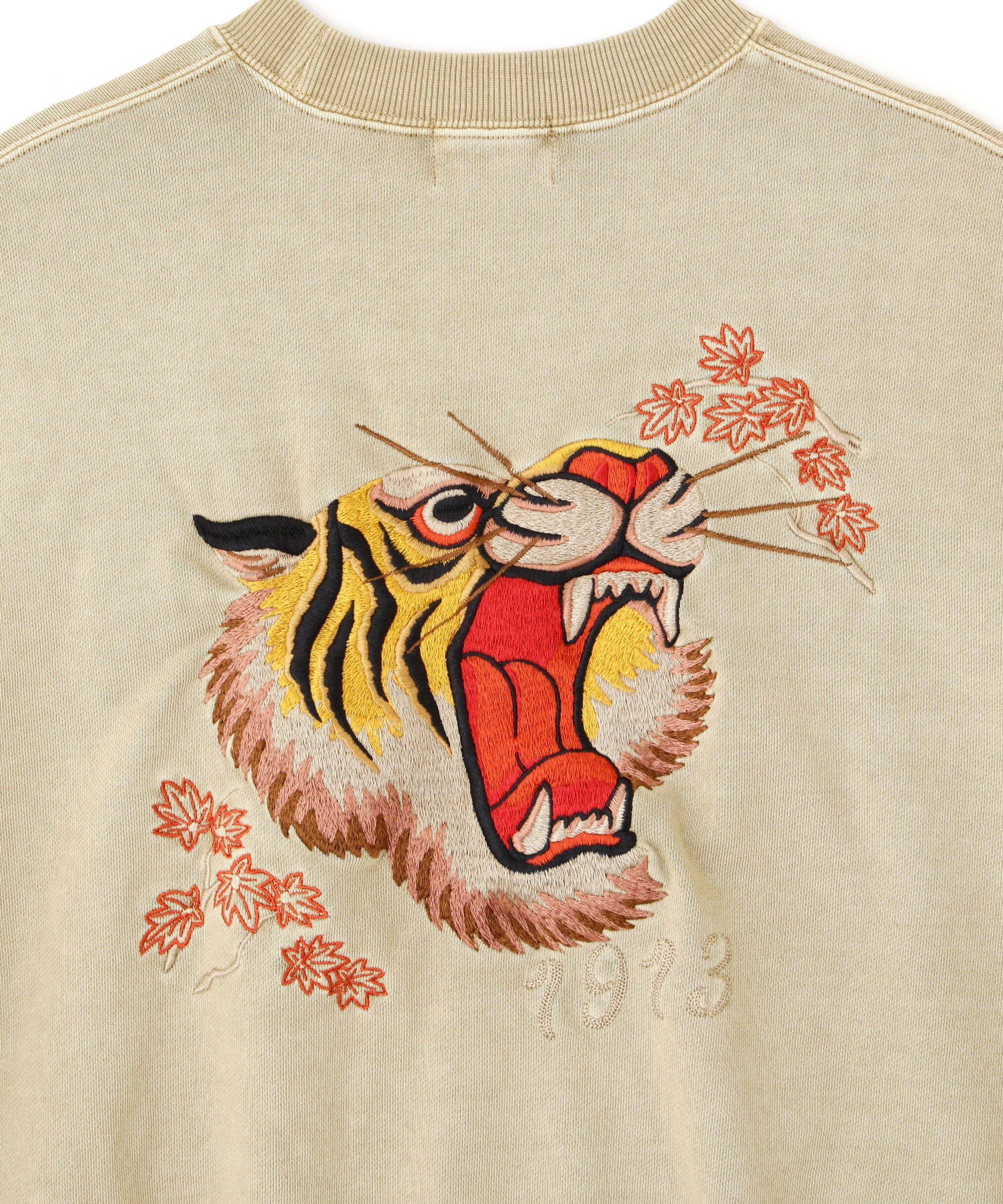 Schott｜SOUVENIR CREW SWEAT/スーベニア クルースウエット 顔虎