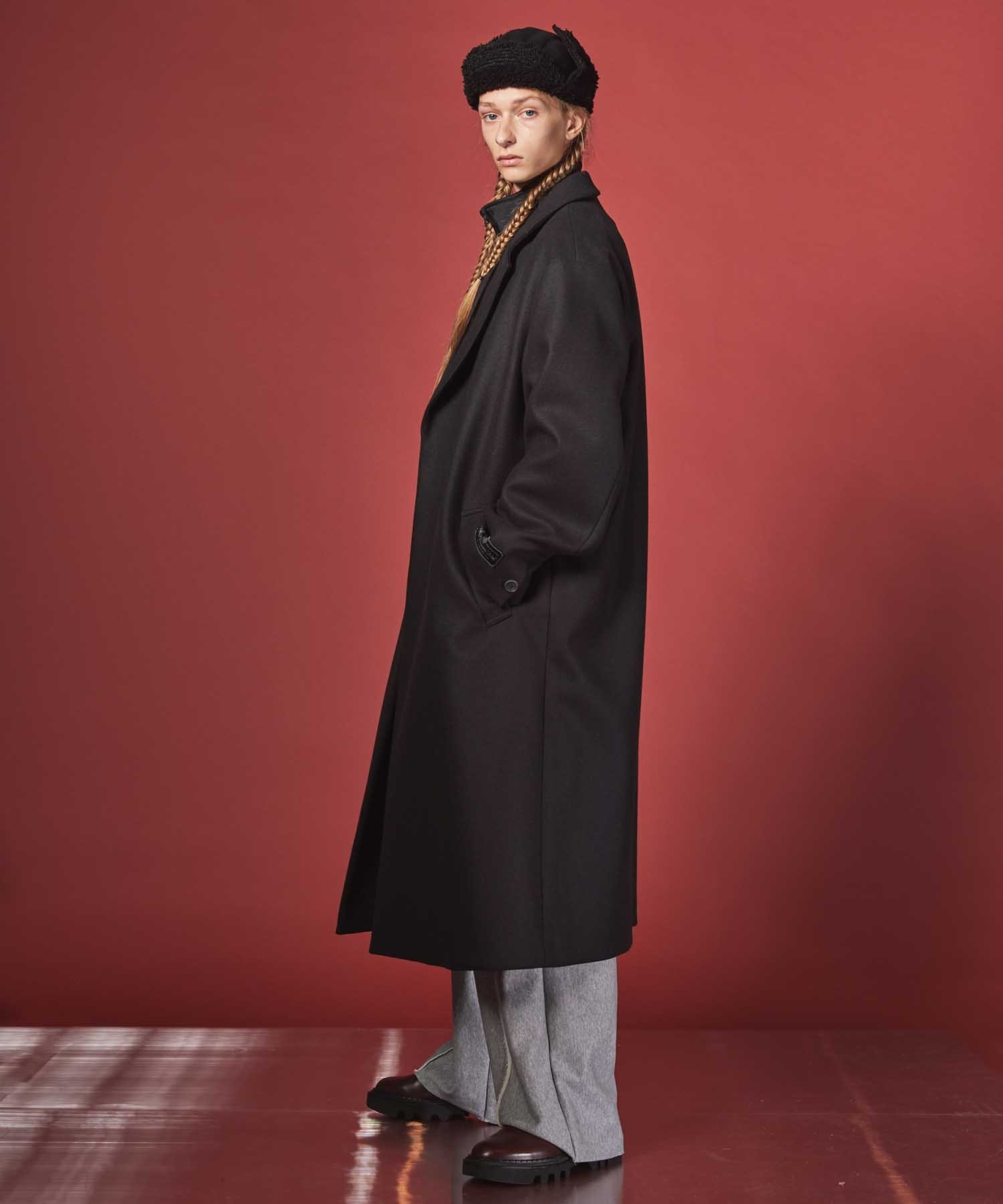 MAISON SPECIAL｜Super140s Prime-Over Melton Chesterfield Coat