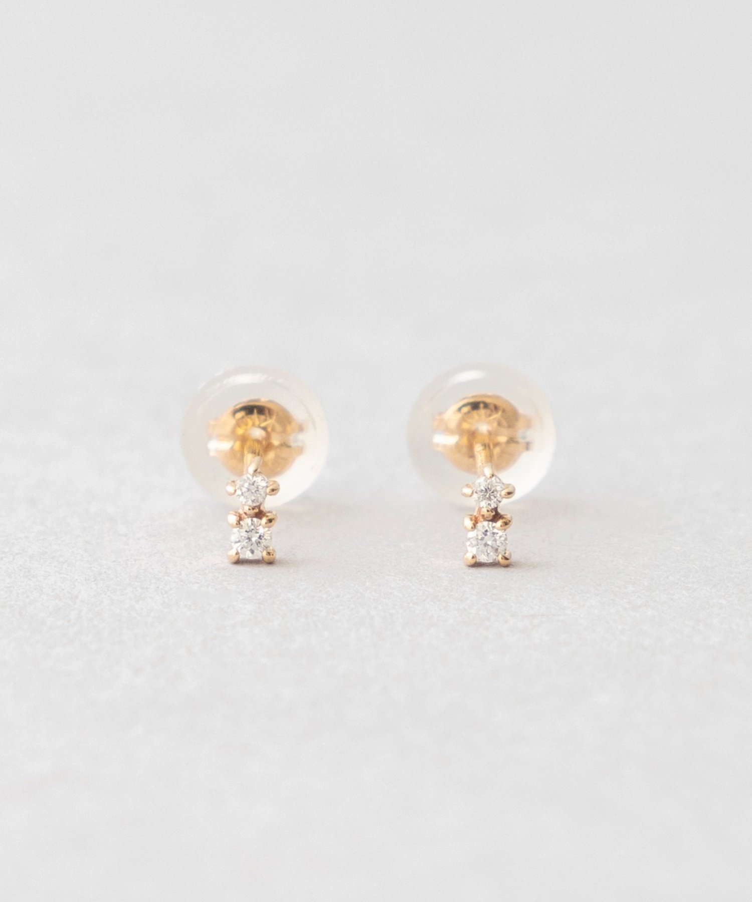 ete｜K10YG ブリリアント ブラウンダイヤモンド ピアス | Rakuten