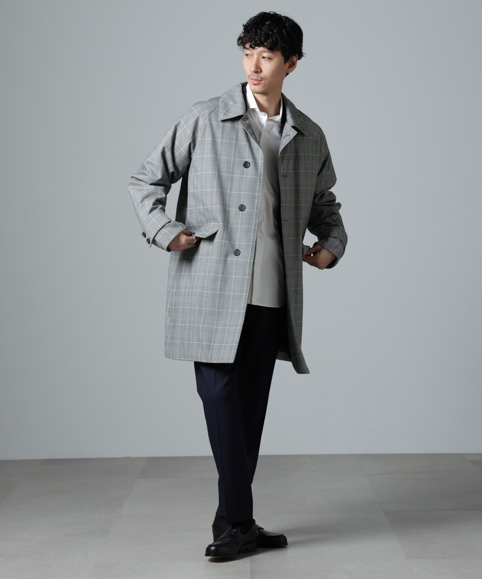 NANO universe｜anewdown(R)撥水ステンカラーコート | Rakuten Fashion