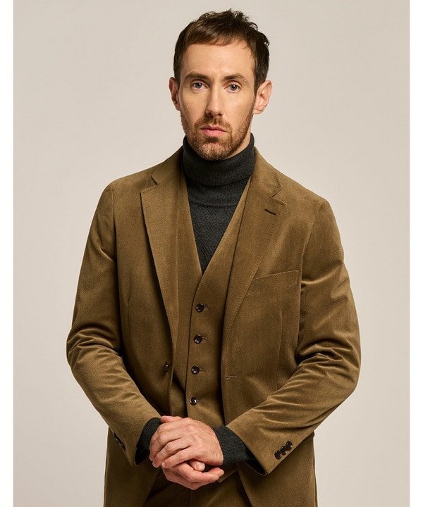 MEN'S BIGI｜ベロアジャケット<セットアップ・スリーピース対応