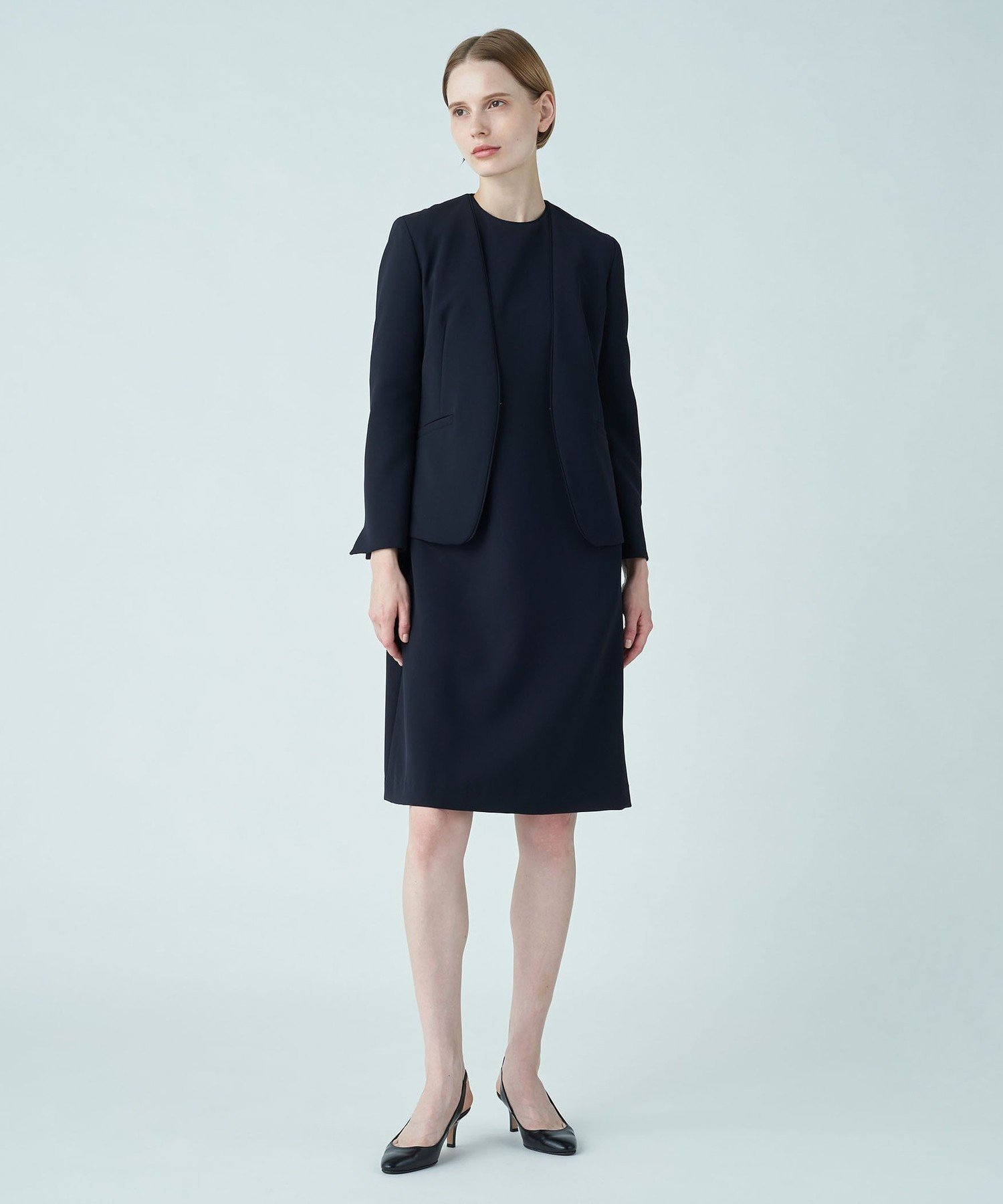 TOMORROWLAND｜ドライダブルクロス ノーカラージャケット | Rakuten