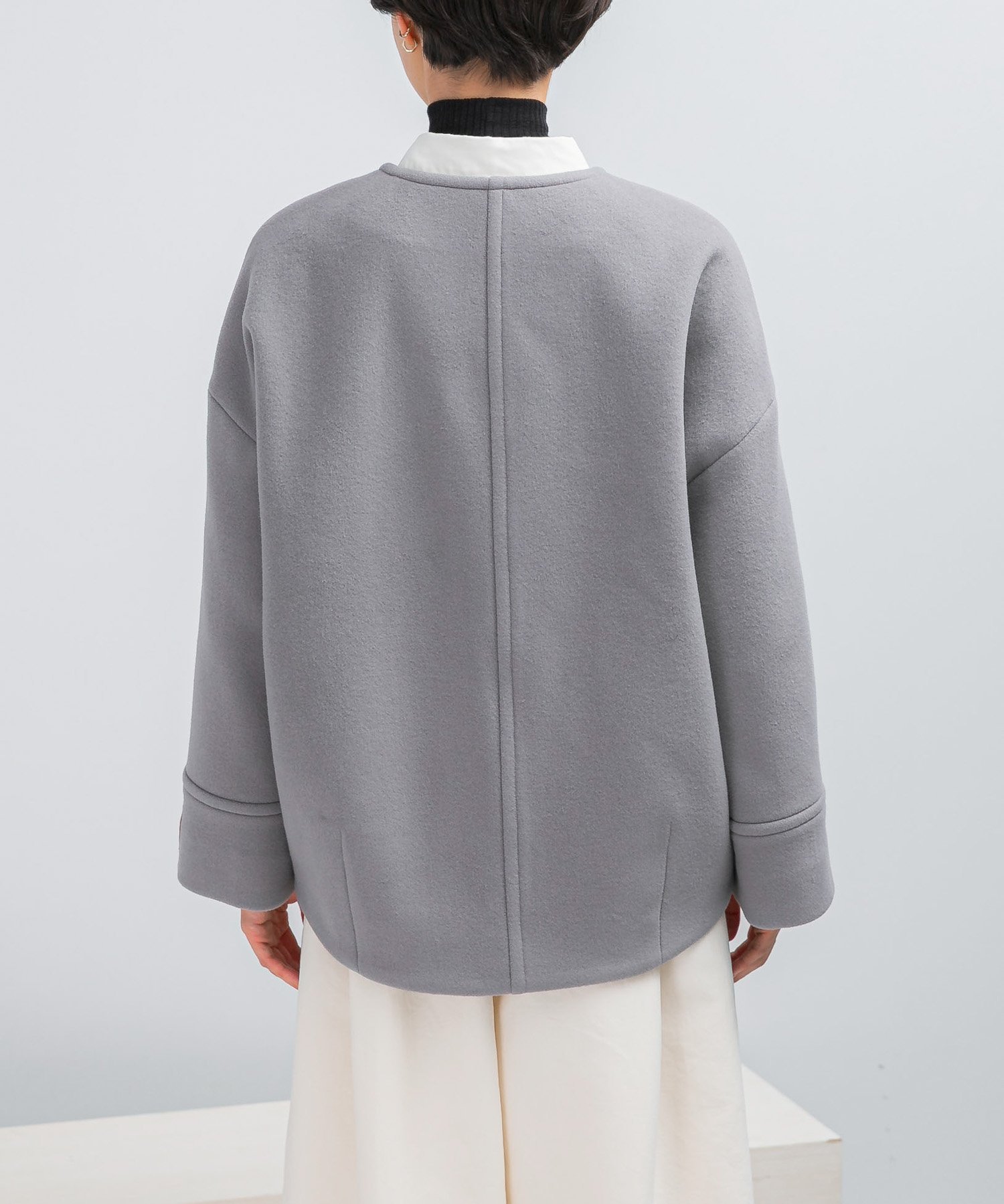 URBAN RESEARCH ROSSO｜LA TORREショートノーカラーコート | Rakuten