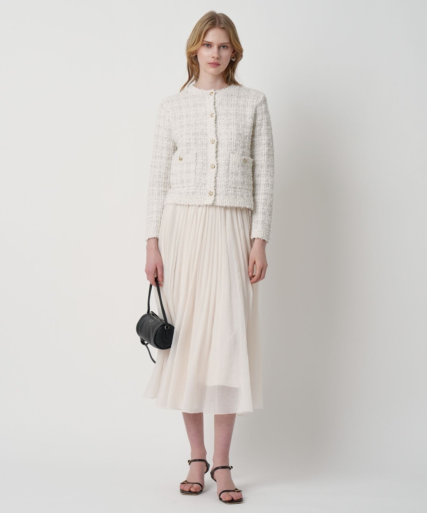 ANAYI｜マルティプルニットツイードジャケット | Rakuten Fashion(楽天