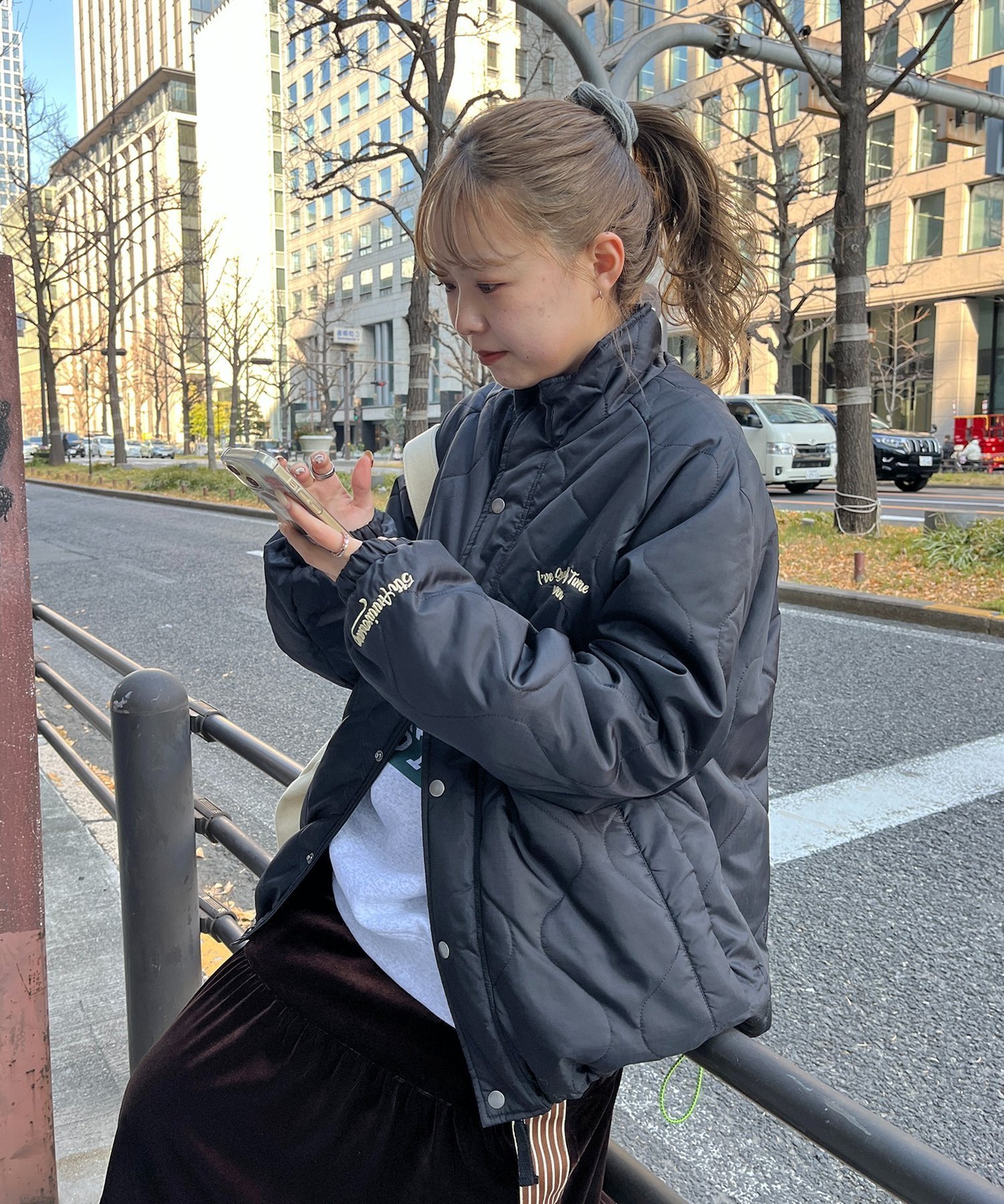 CPCM｜【5周年企画】バック刺繍キルトジャケット | Rakuten Fashion