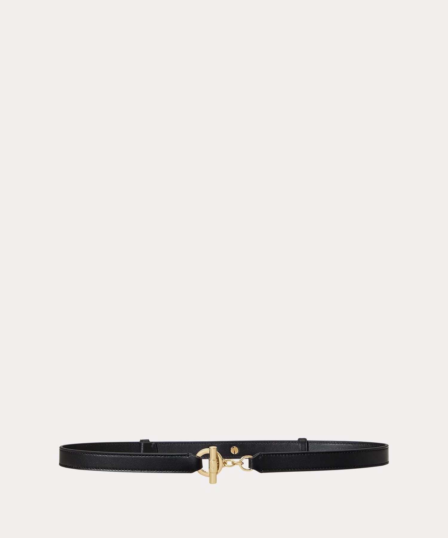 RALPH LAUREN｜レザー トグル スキニー ベルト | Rakuten Fashion(楽天