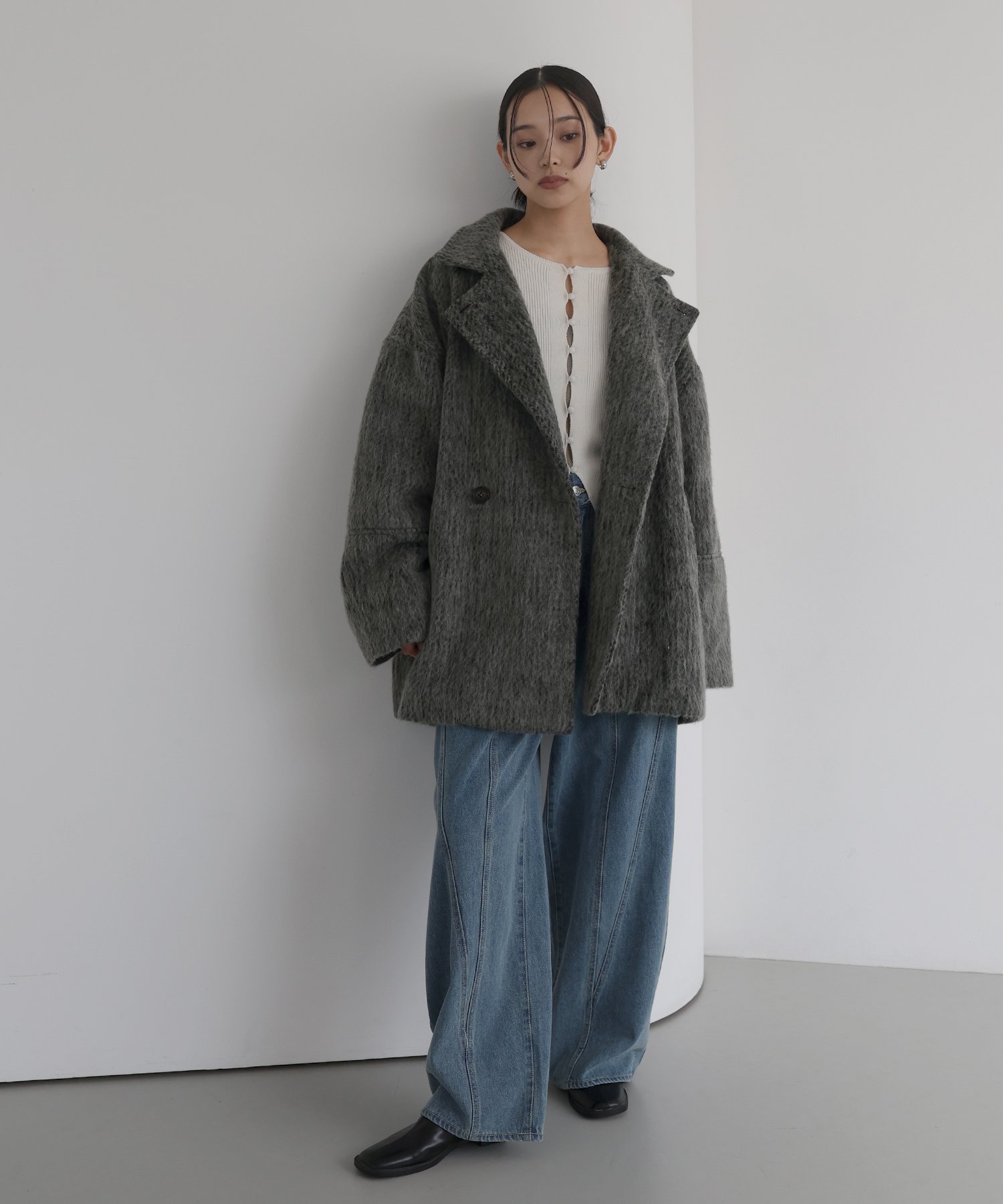 hellam｜シャギーミドルコート | Rakuten Fashion(楽天ファッション