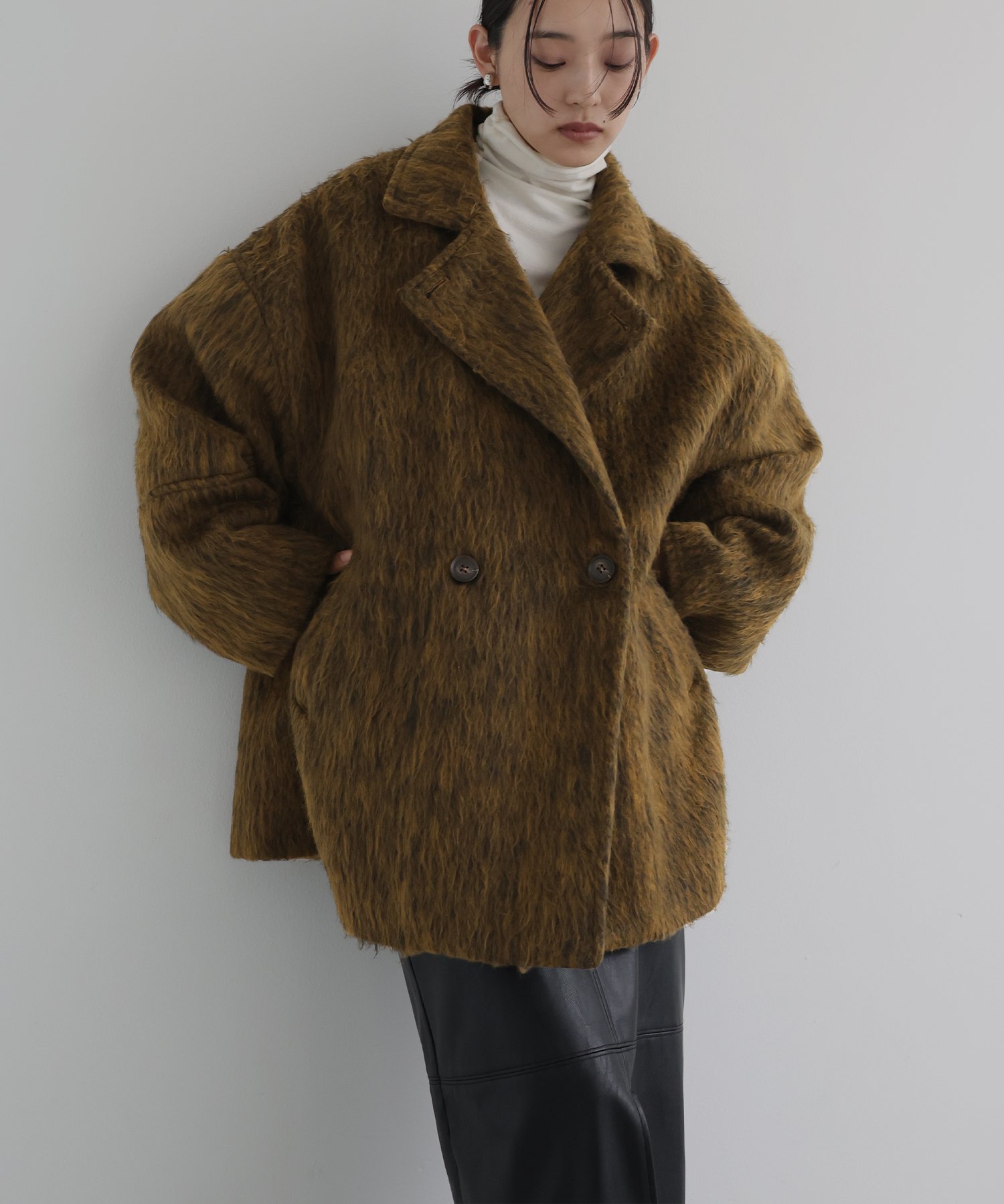 hellam｜シャギーミドルコート | Rakuten Fashion(楽天ファッション