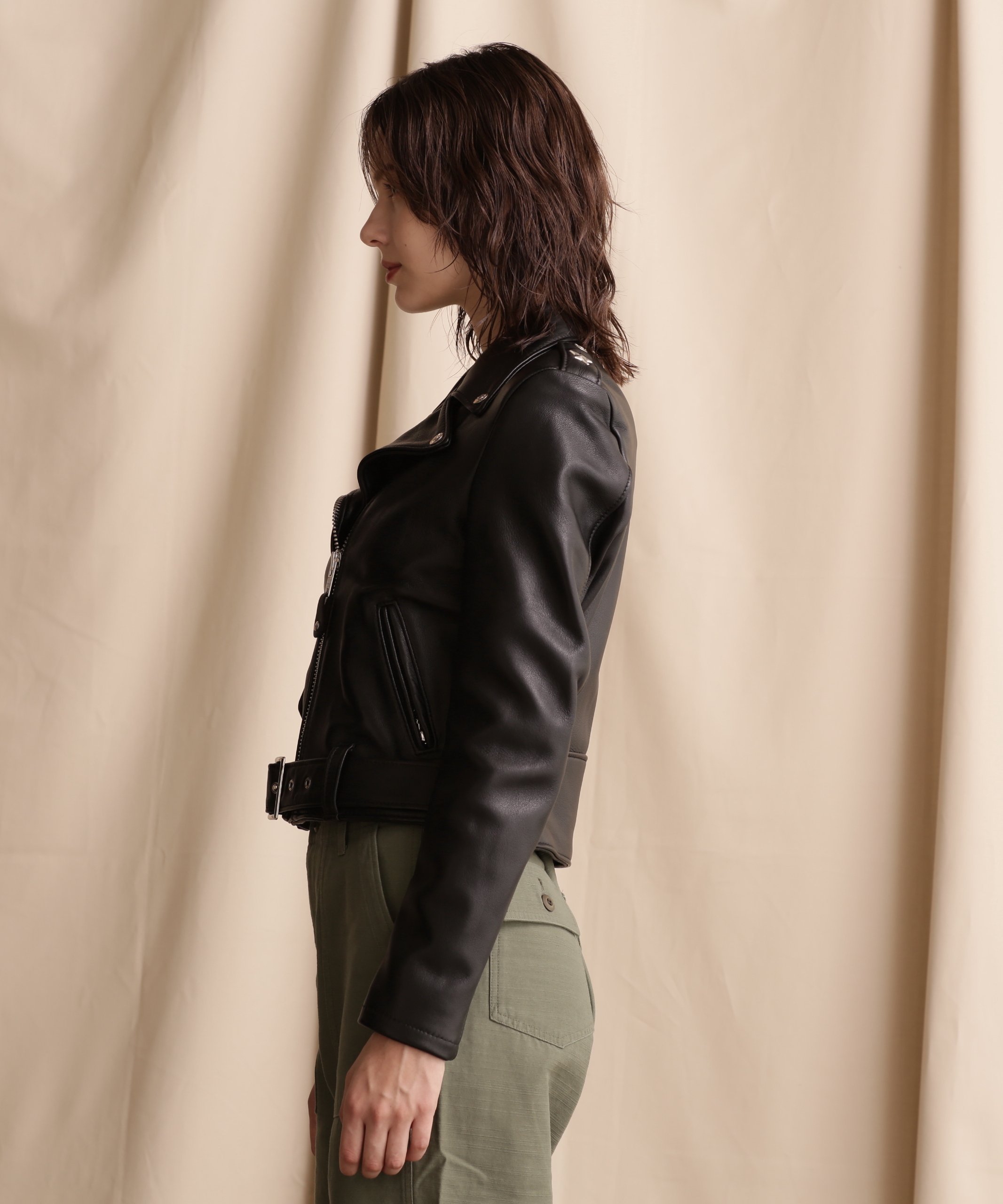 Schott｜218W WOMENS LAMB ONESTAR RIDERS/ラム ワンスター ライダース