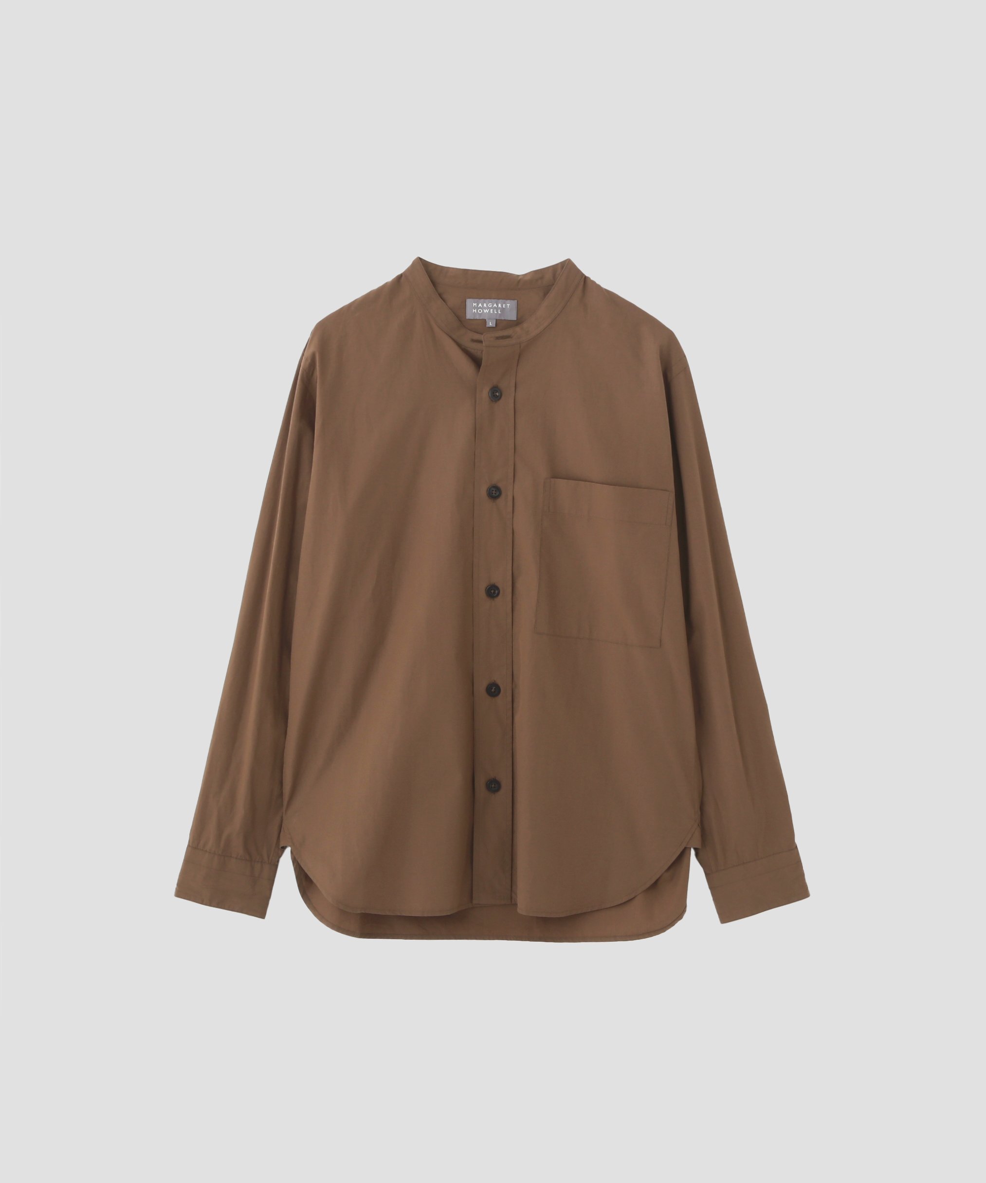MARGARET HOWELL｜FINE COMPACT COTTON POPLIN SHIRT | Rakuten