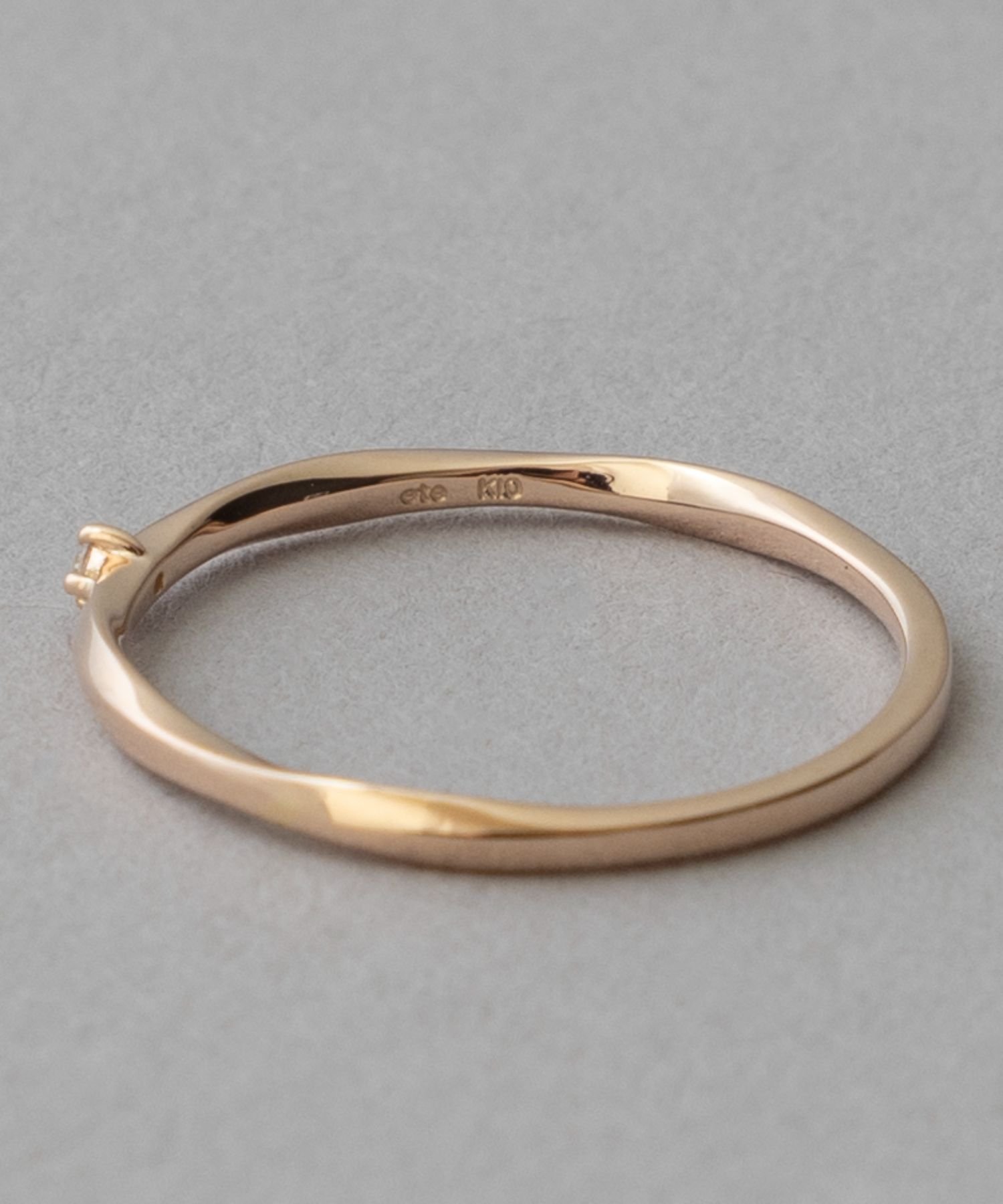 ete｜[レイヤード] K10YG ダイヤモンド リング | Rakuten Fashion(楽天