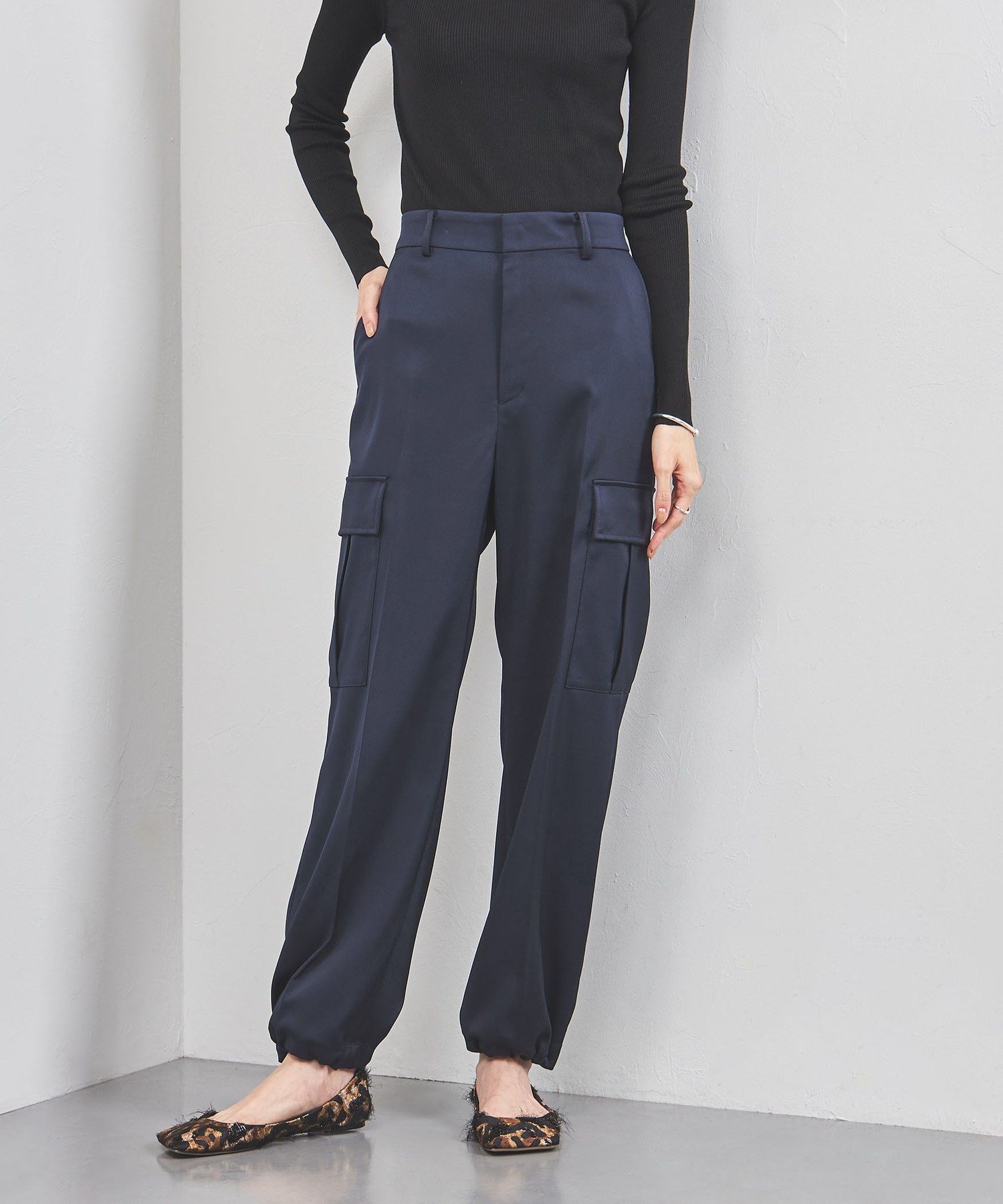 UNITED ARROWS LTD. OUTLET｜サテン サイドポケット パンツ | Rakuten