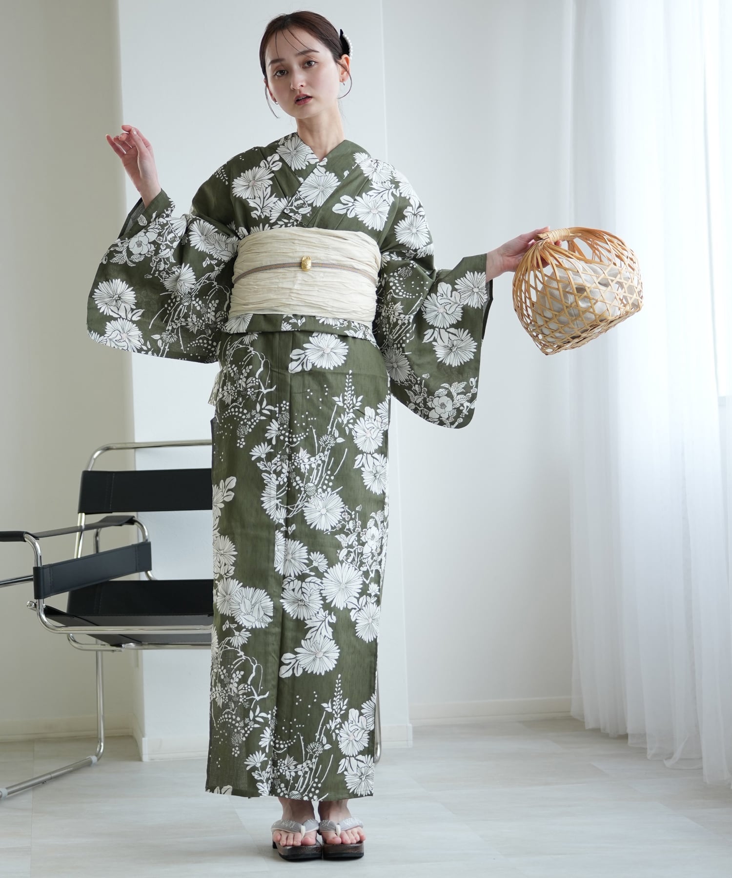 utatane｜浴衣 セット レディース 浴衣セット 大人 3点セット(浴衣/帯