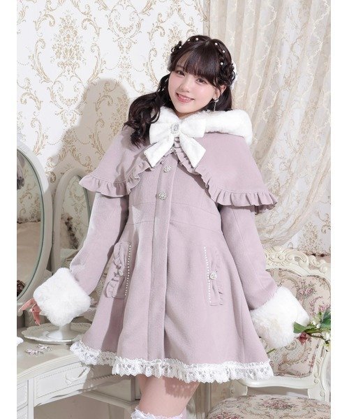 NOEMIE｜ヨークフリルドーリーショートコート | Rakuten Fashion(楽天