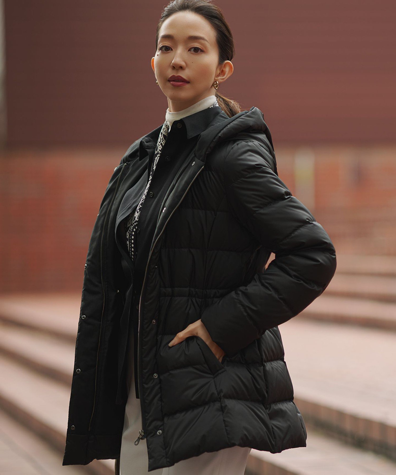 23区｜【VERY掲載/新色追加】シレータフタ ミドル丈 ダウンコート