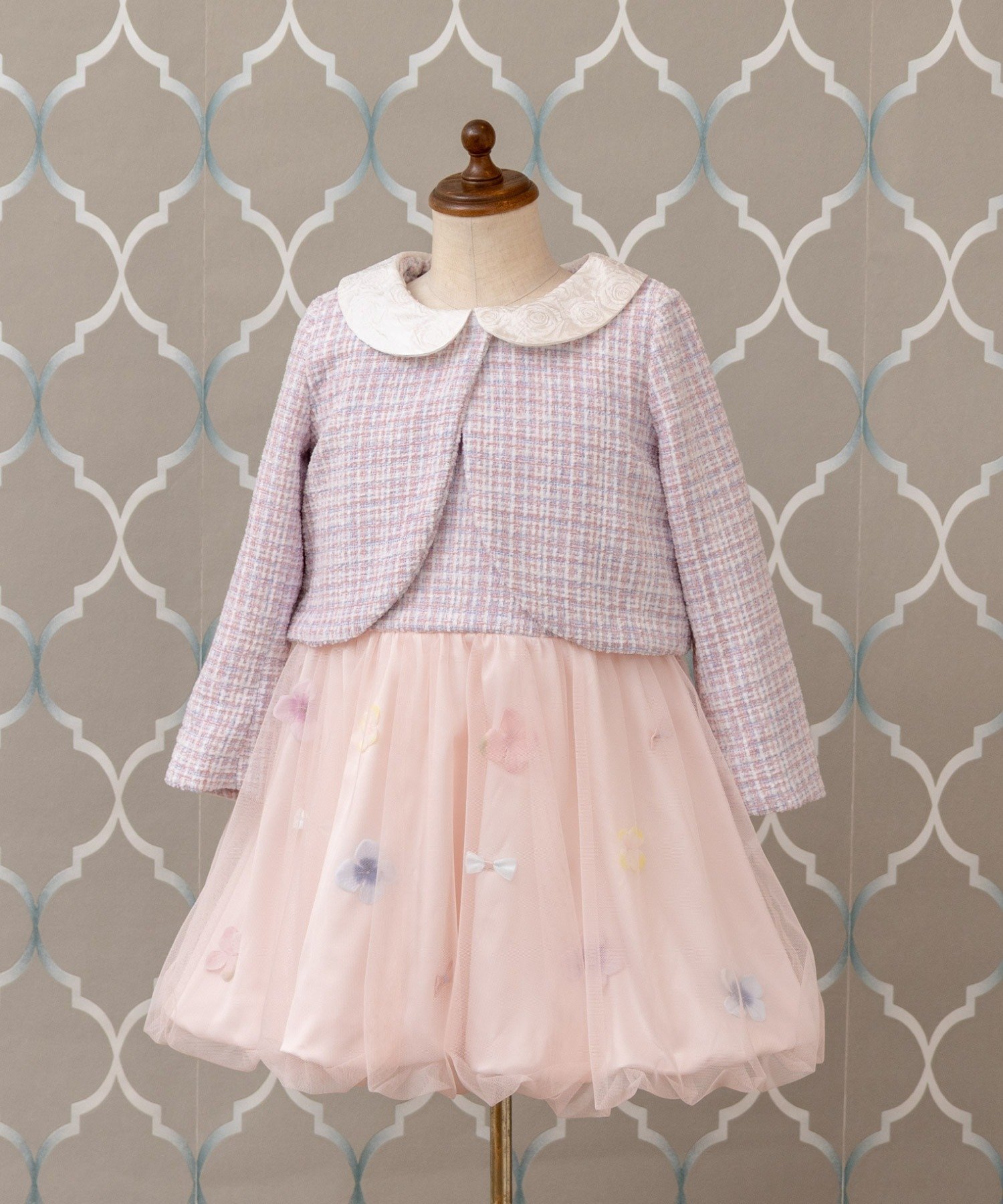 panpantutu｜お花とリボンのフォーマルセットアップ(2点セット