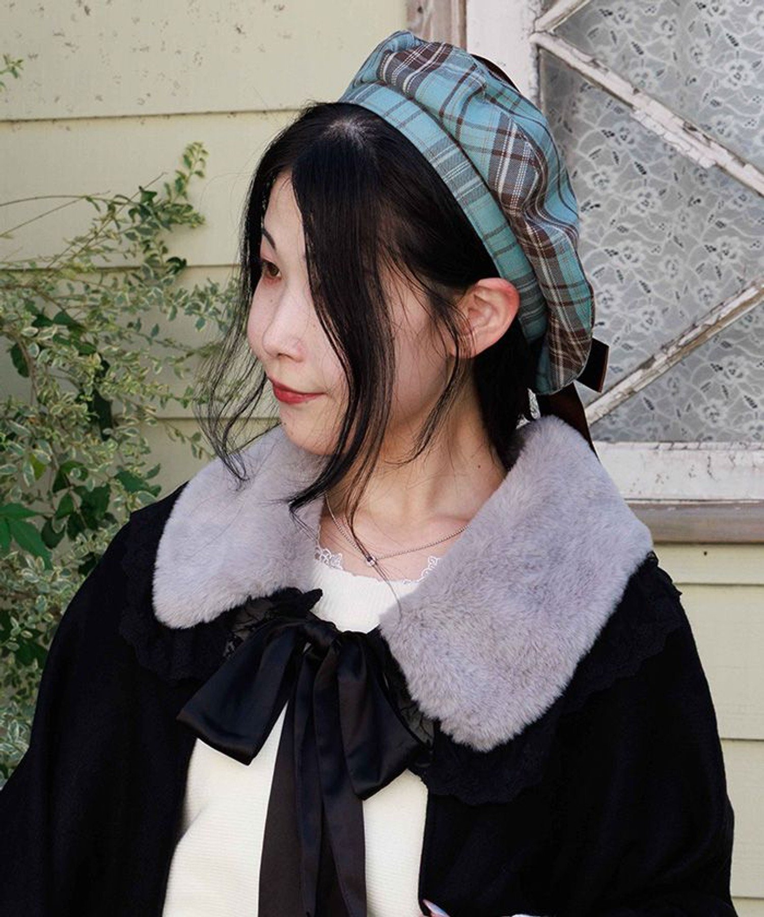 axes femme｜タータンチェックリボンベレー | Rakuten Fashion(楽天