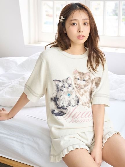 SNIDEL HOME｜CATラメニットプルオーバー | Rakuten Fashion(楽天