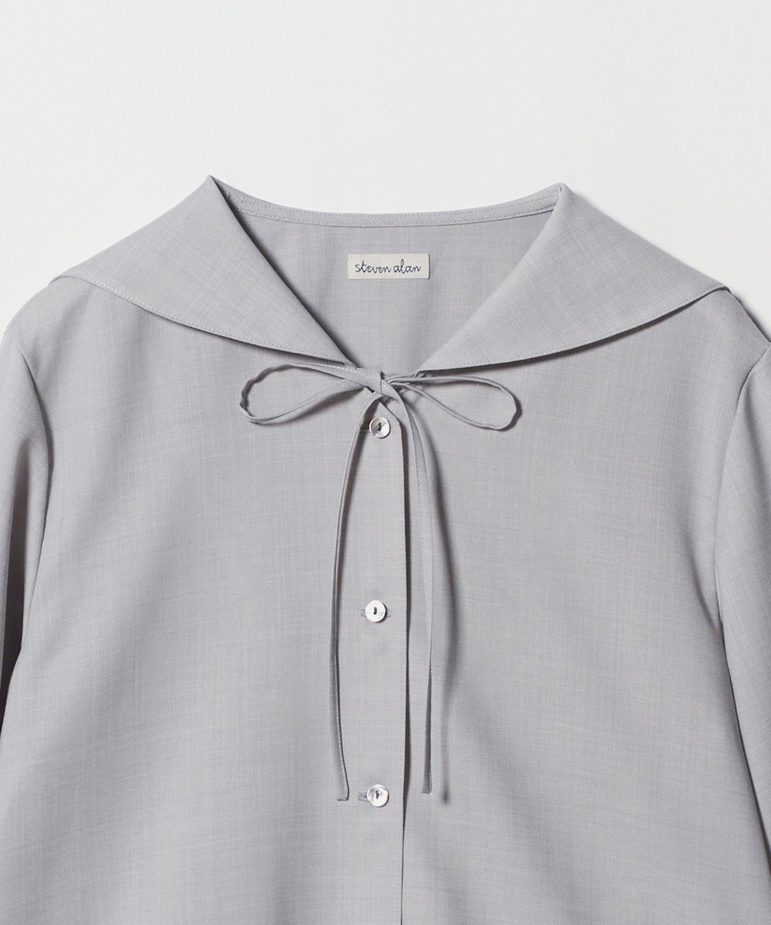 2025 スティーブンアラン　定価2万　ツイルセーラーカラーブラウス. 2025 スティーブンアラン 定価2万 ツイルセーラーカラーブラウス