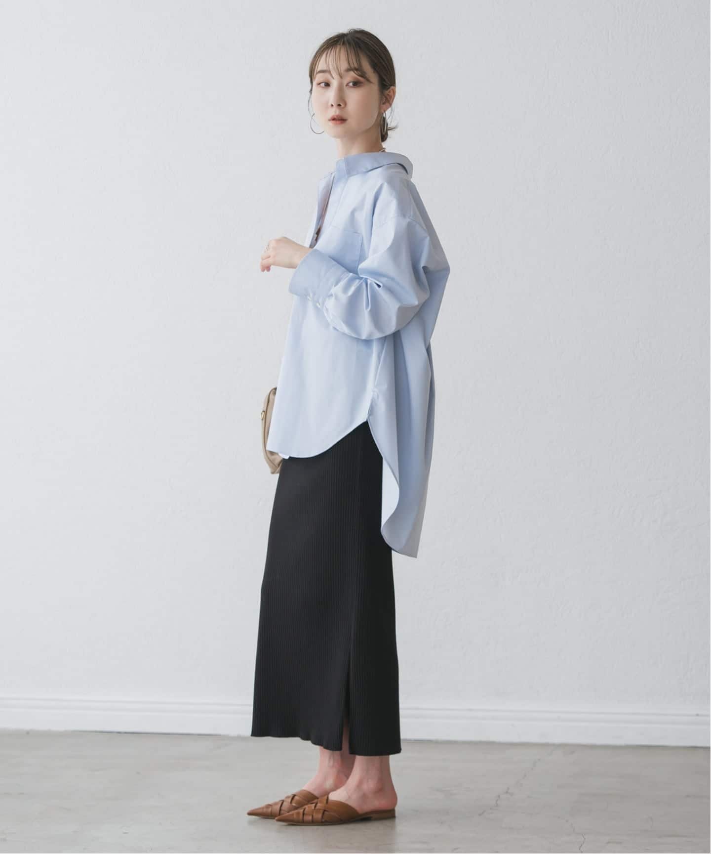 NOBLE｜イージーケアコットンスキッパーシャツ | Rakuten Fashion(楽天