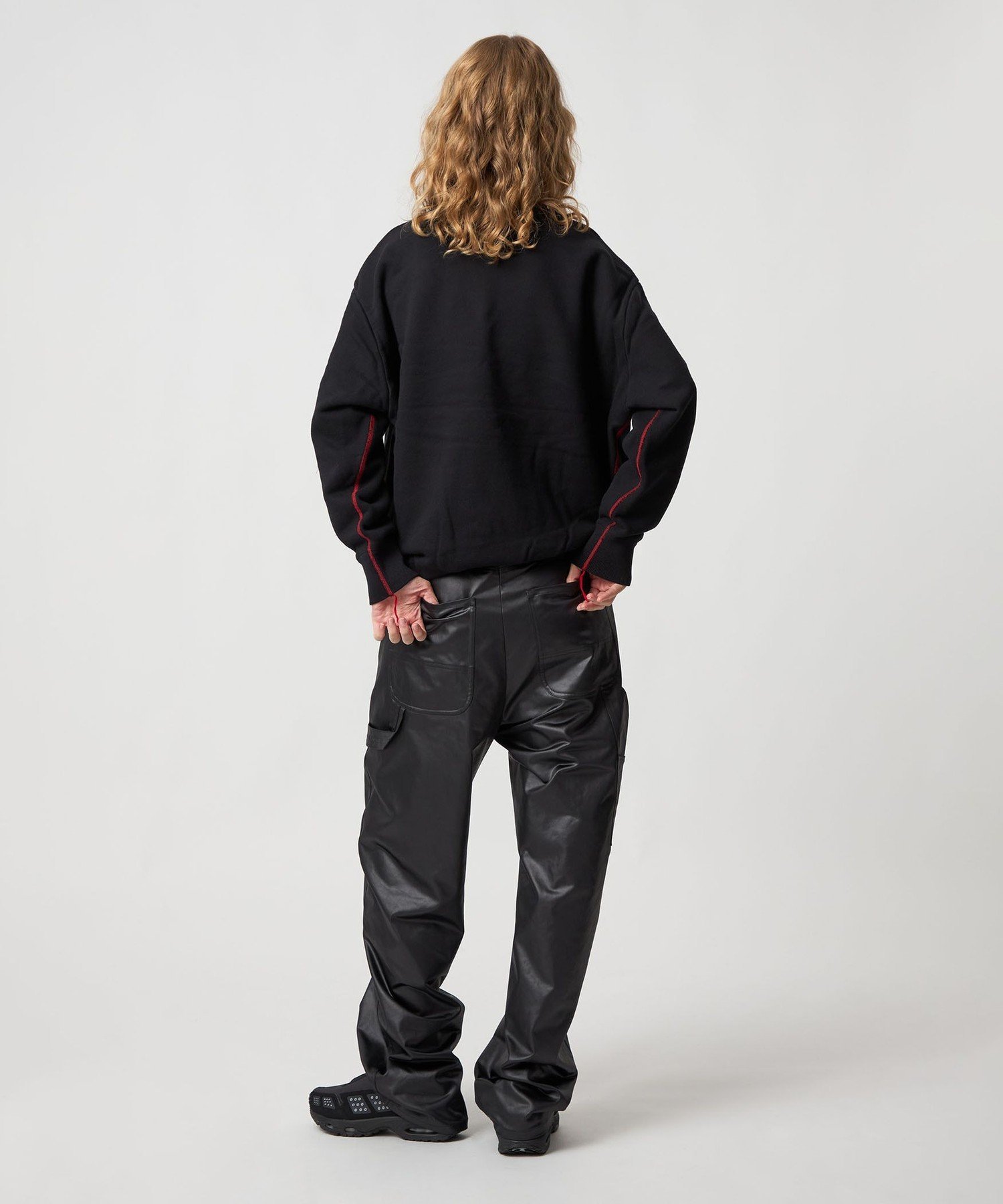 6（roku） カラーステッチクルーネックプルオーバー 6(ROKU)カラーステッチ クルーネック プルオーバー - メルカリ