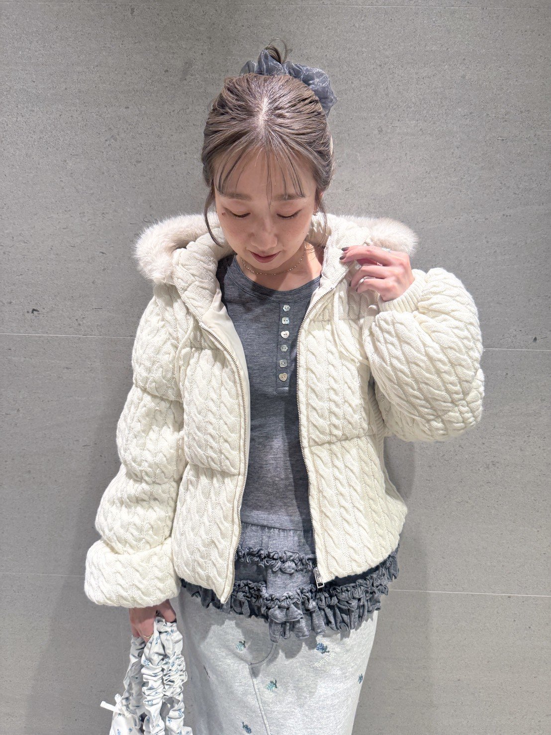 FURFUR｜裾フリルジャージートップス | Rakuten Fashion(楽天