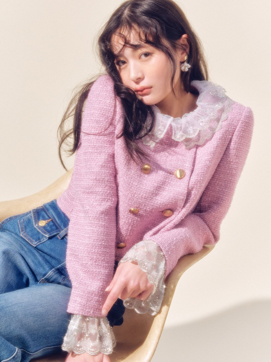 LILY BROWN｜【WEB限定カラー】[L.B CANDY STOCK]スカラップビジュー