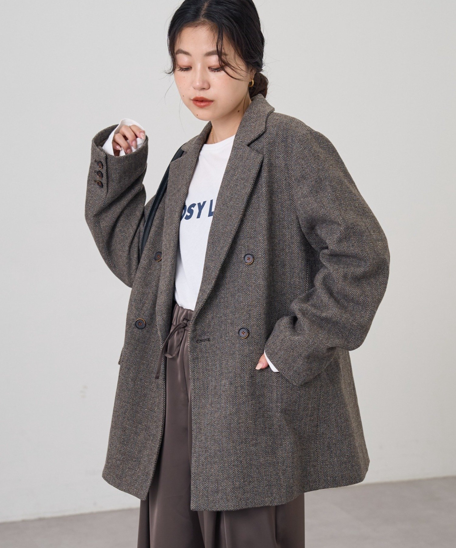 CIAOPANIC TYPY｜ツィードオーバージャケット | Rakuten Fashion(楽天