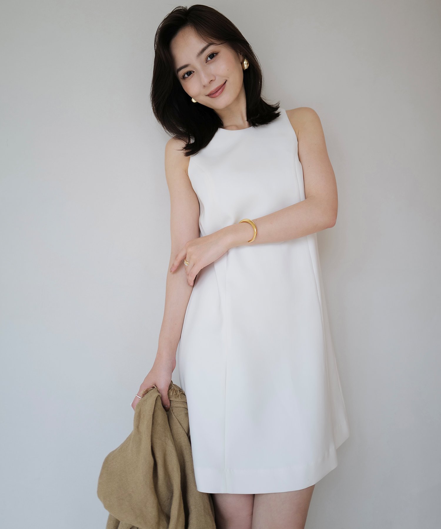 anuans｜パネルカットミニワンピース | Rakuten Fashion(楽天