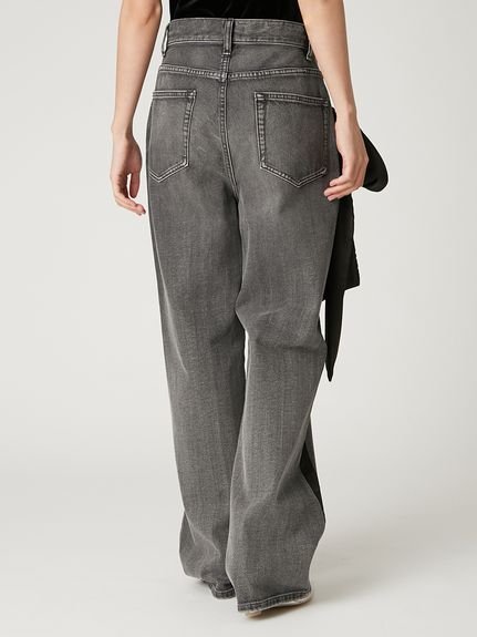 FRAY I.D｜【00サイズ】リボンモチーフストレートワイドデニム