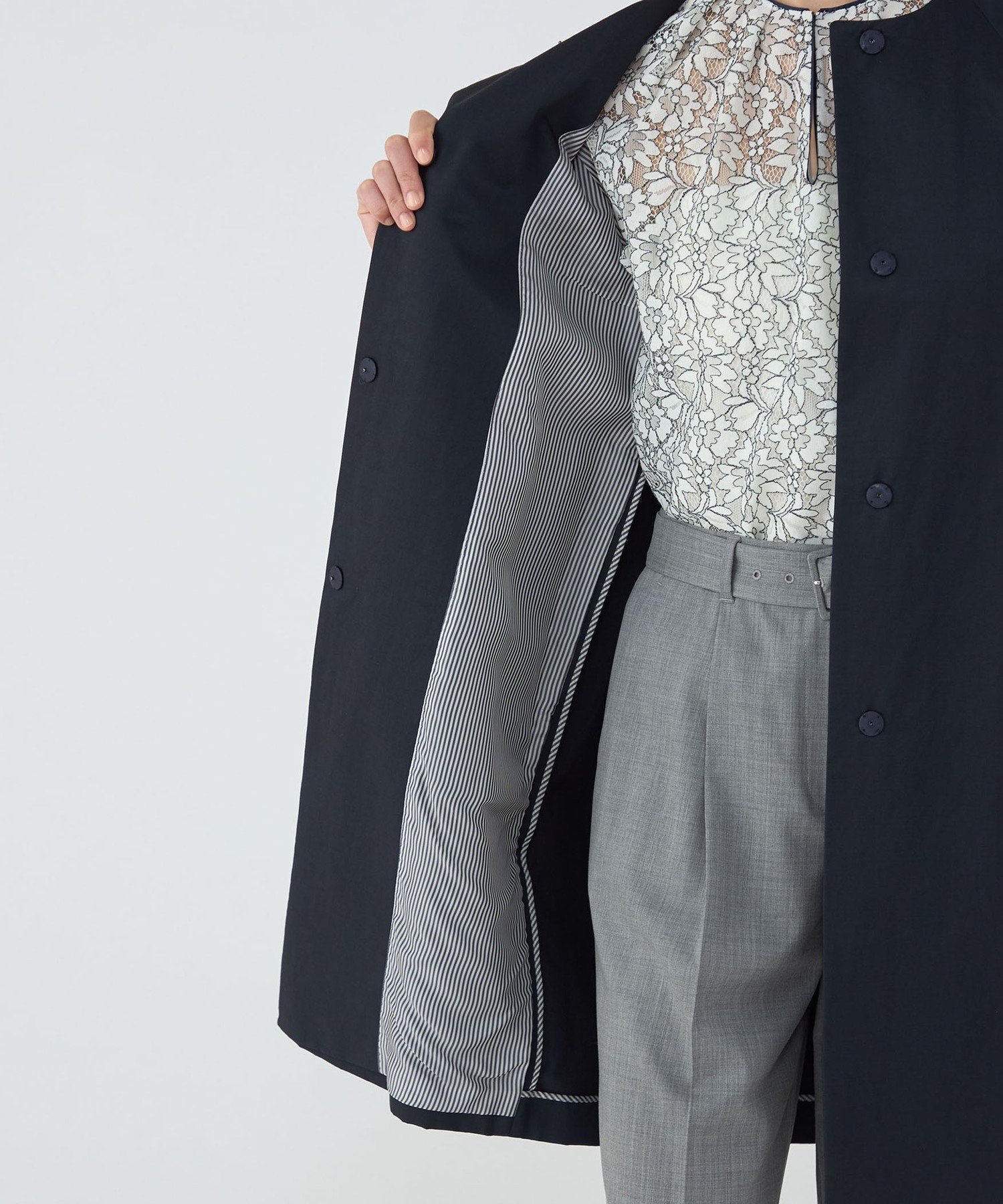 TOMORROWLAND｜スパークツイル コクーンコート | Rakuten Fashion(楽天