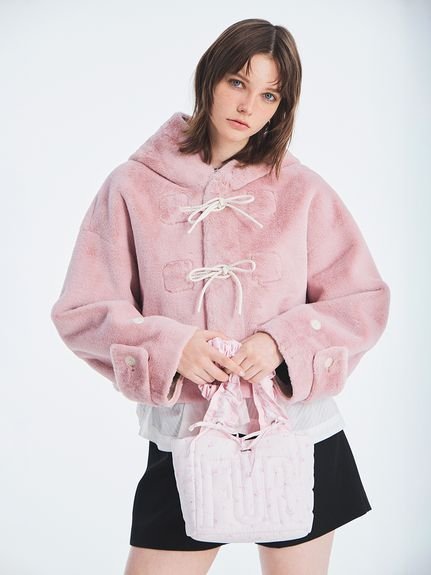 FURFUR｜リボンショートダッフルコート | Rakuten Fashion(楽天