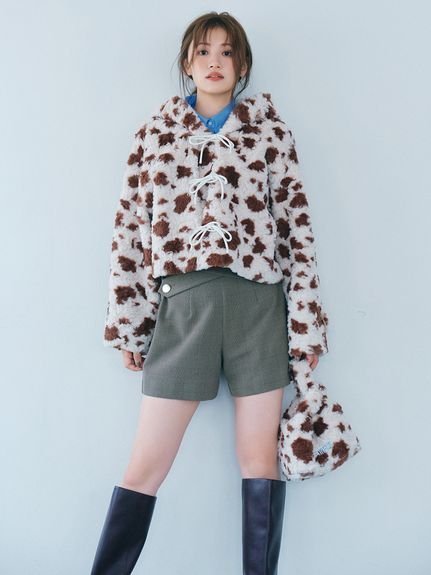 FURFUR｜リボンショートダッフルコート | Rakuten Fashion(楽天