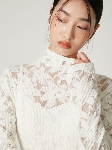 FRAY I.D｜フラワーストレッチレースワンピース | Rakuten Fashion