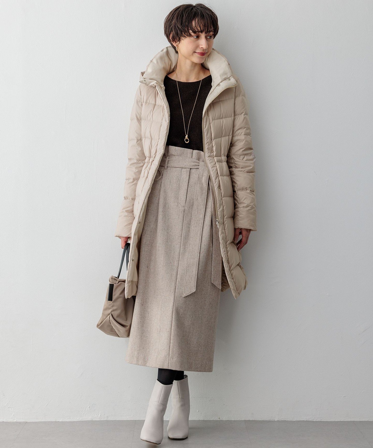 23区｜【VERY掲載/新色追加】シレータフタ ロング ダウンコート