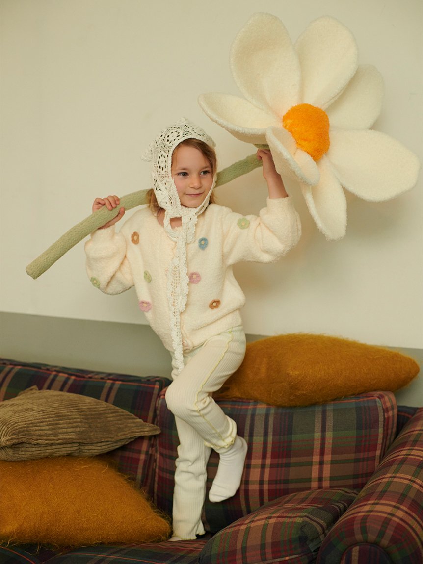 gelato pique｜【KIDS】ベビモコフラワーカーディガン | Rakuten