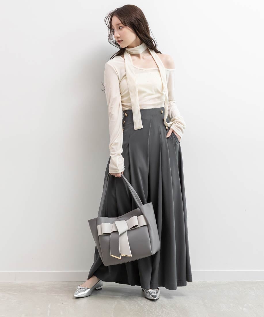 RANDA｜【A4対応】リボントートバッグ | Rakuten Fashion(楽天