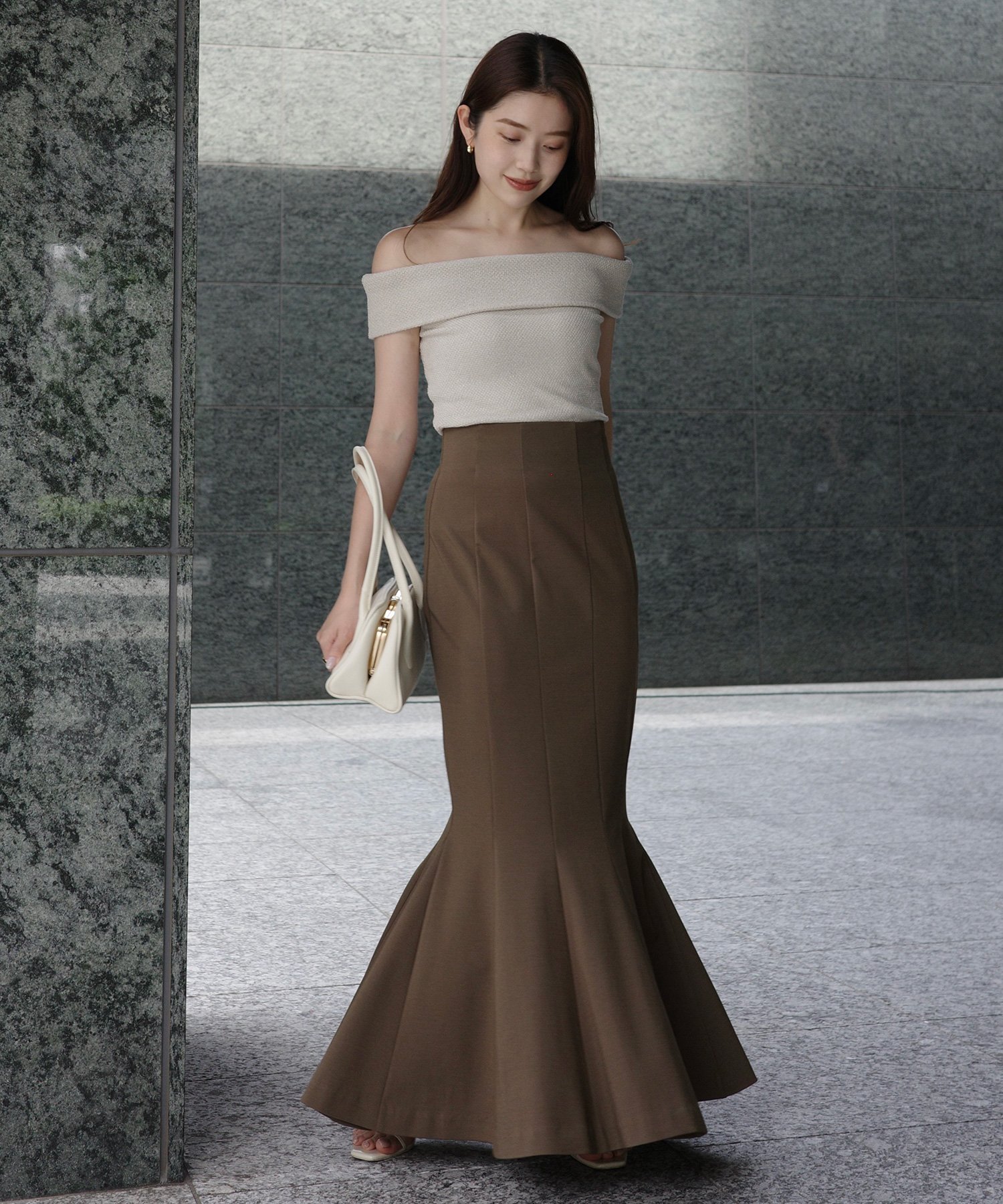 anuans｜ラメオフショルダーニットトップス | Rakuten Fashion(楽天