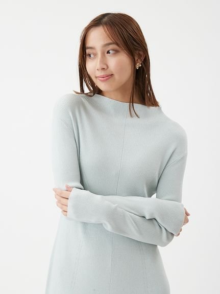 Mila Owen｜マルチWAYオフショルダーリブニットワンピース | Rakuten