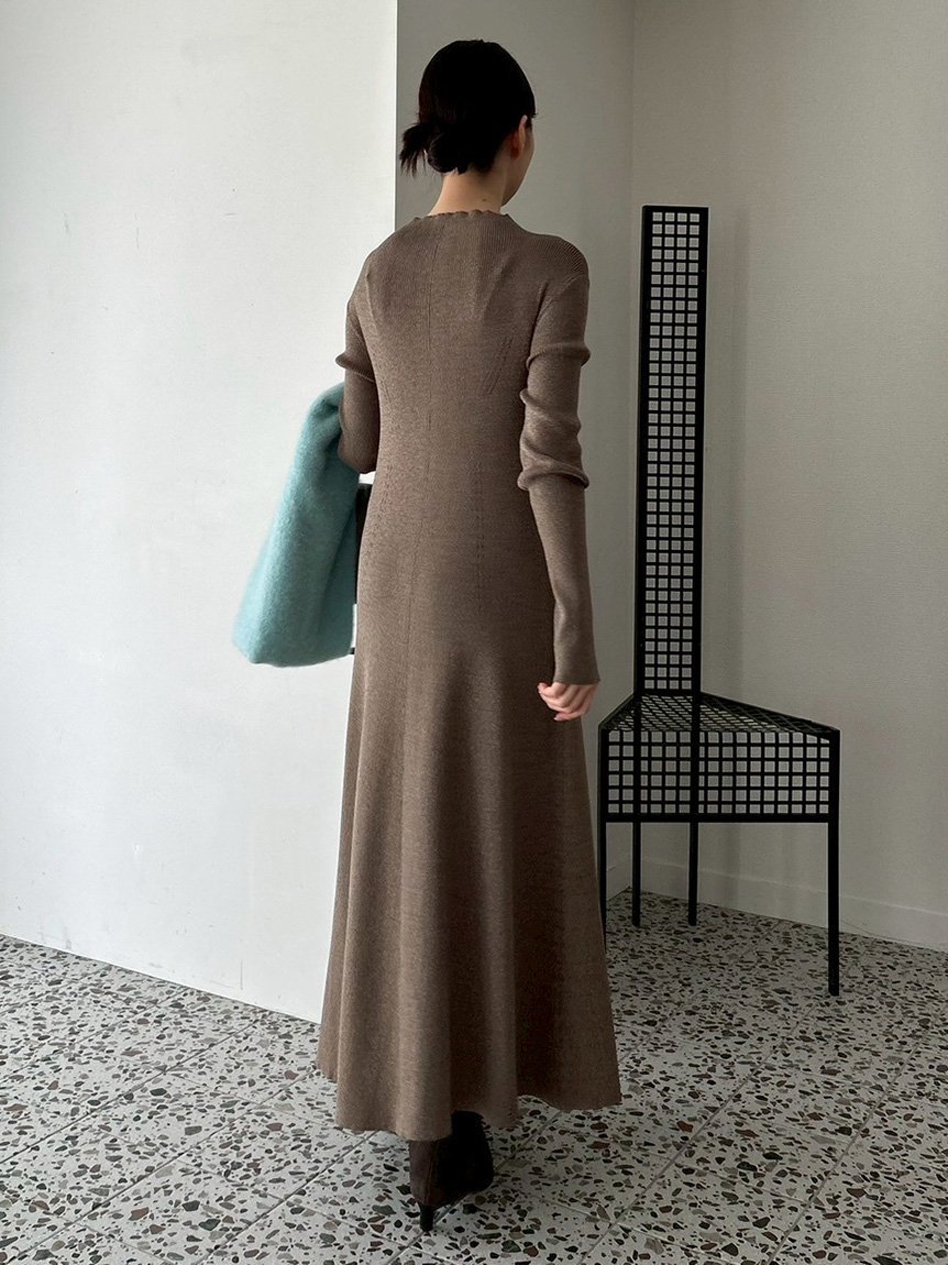 Mila Owen｜マルチWAYオフショルダーリブニットワンピース | Rakuten