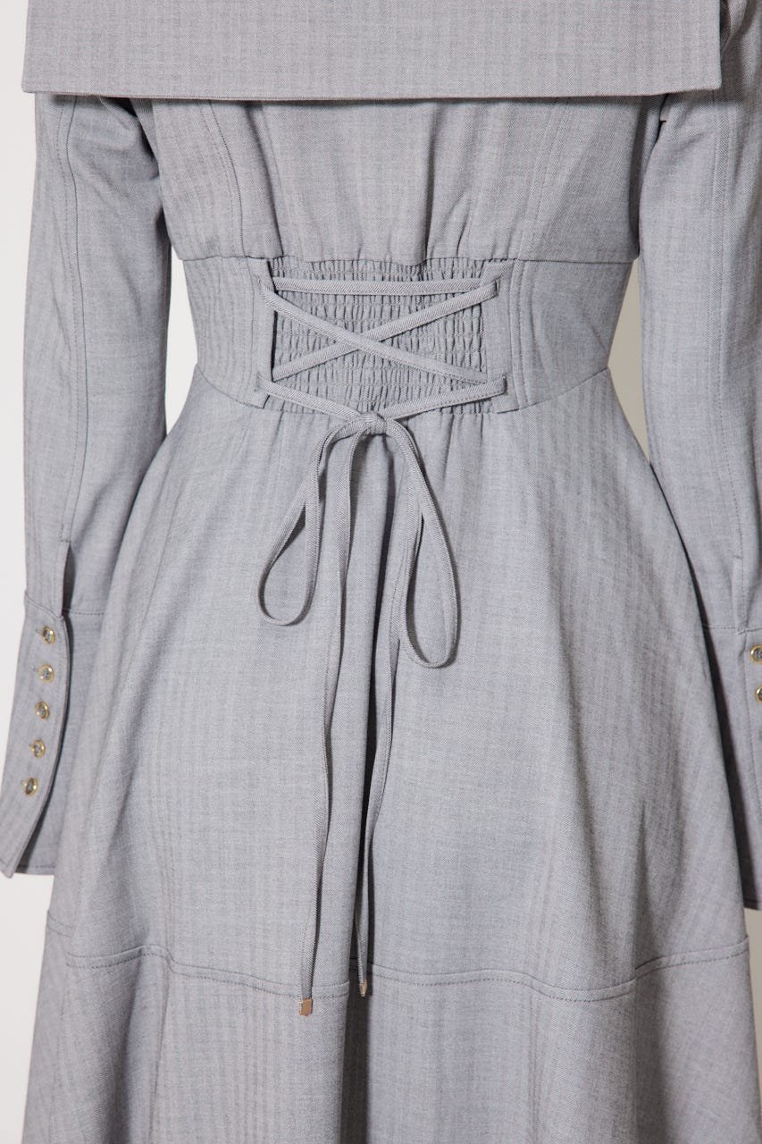 rienda｜セーラーディティールフレアワンピース | Rakuten Fashion