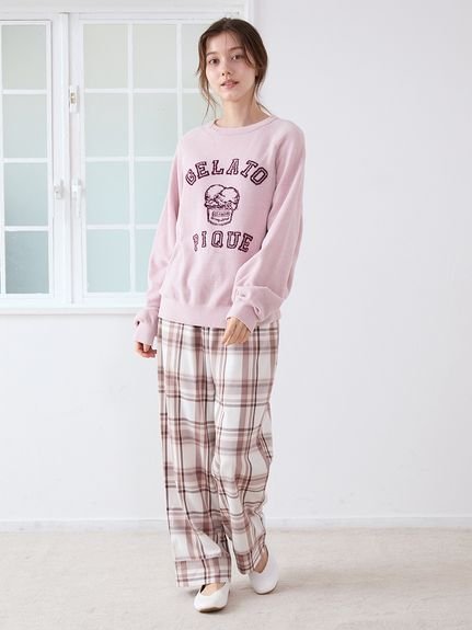 gelato pique｜トレンドチェック柄ロングパンツ | Rakuten Fashion