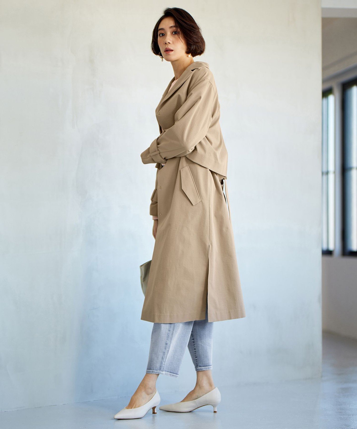 自由区｜【洗える】4WAYトレンチ コート | Rakuten Fashion(楽天