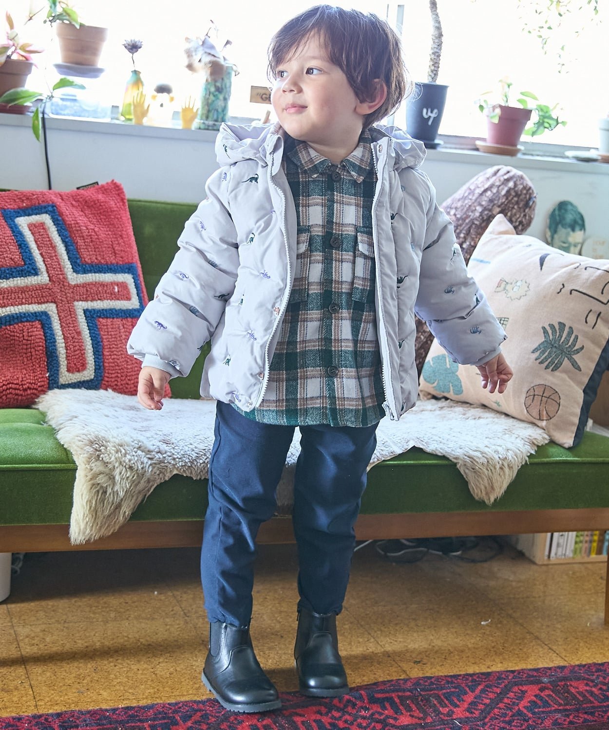 NARUMIYA ONLINE｜【リンク/洗える】アソート刺しゅう中綿ジャケット