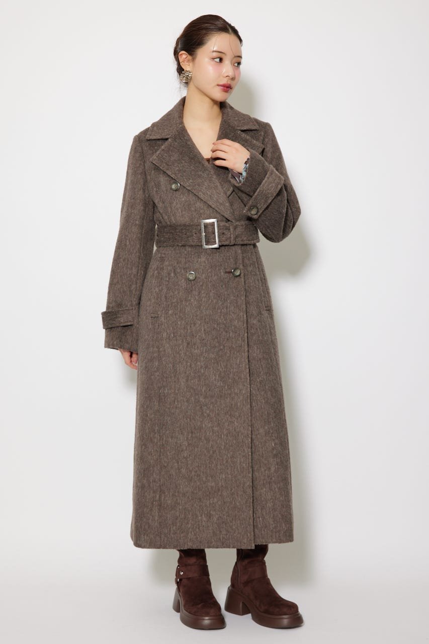 rienda｜ダブルカラーシェイプドチェスターコート | Rakuten Fashion